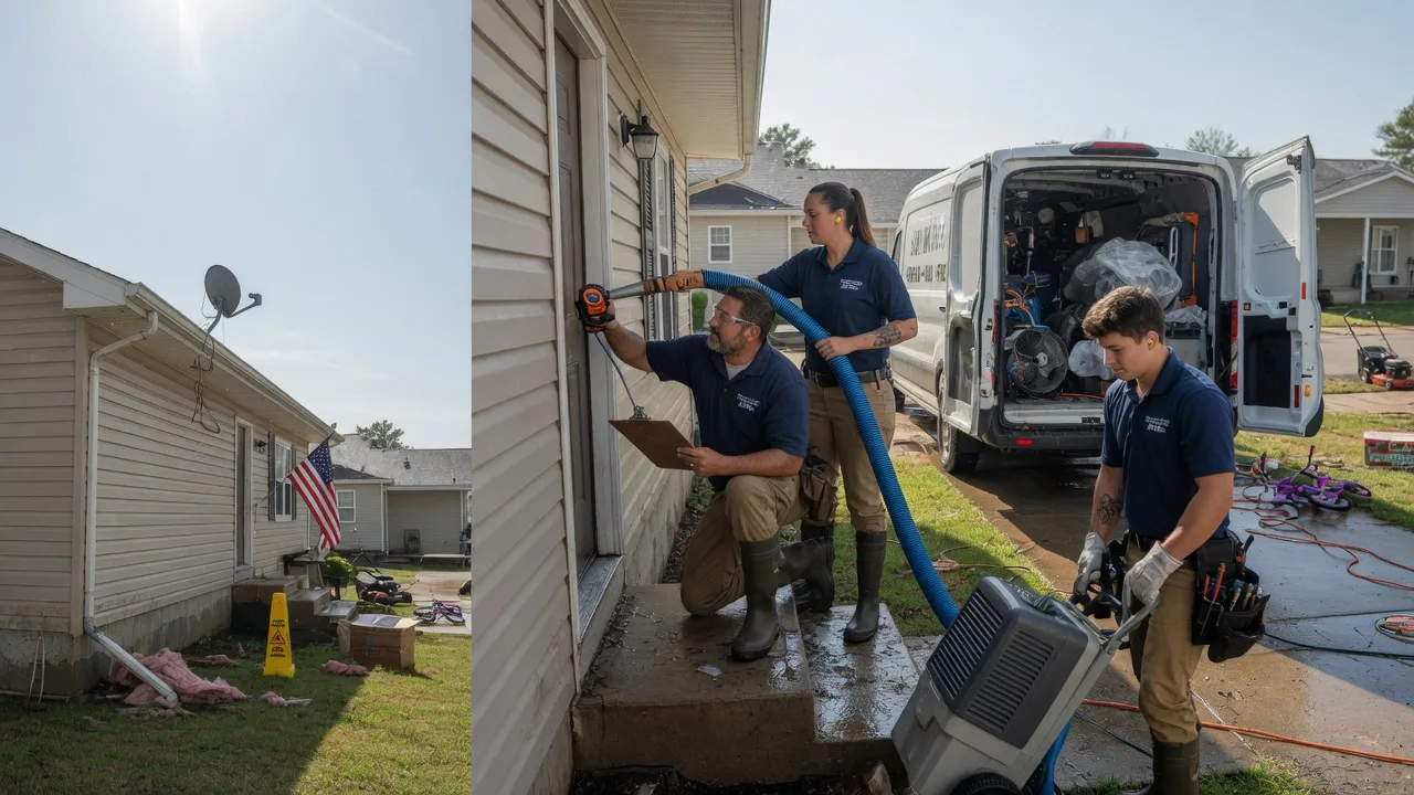 Ceiling Water Damage Restoration in Charlotte, IA near me